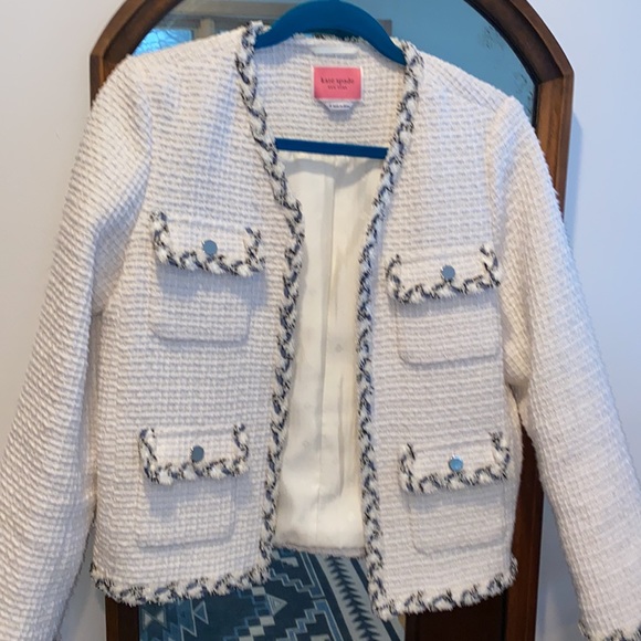 Coats | Kate Spade Flora Tweed Jacket 